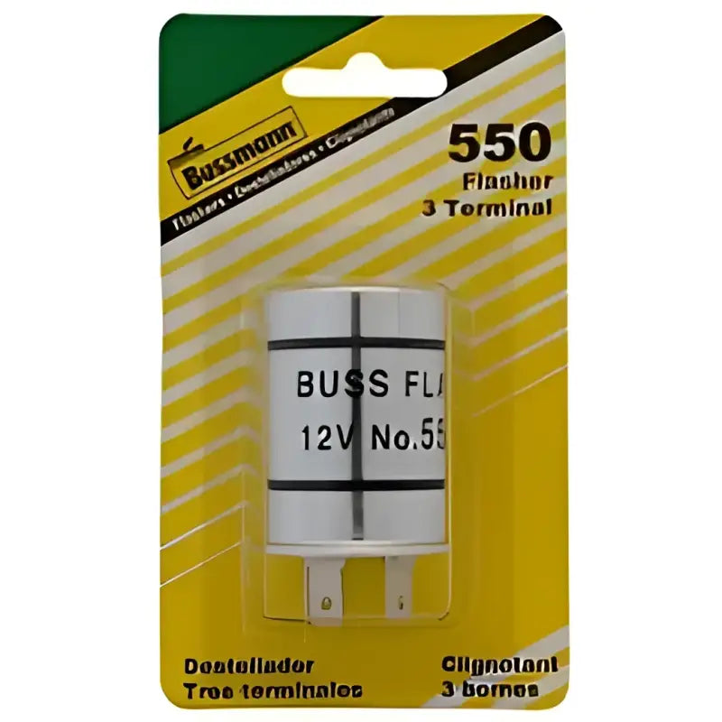 Automotive flasher in packaging for Bussmann Heavy Duty Flasher 3Prong product