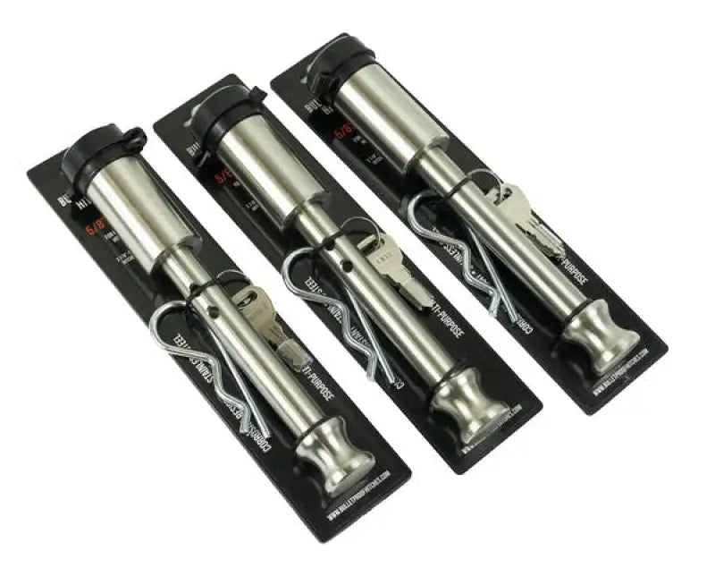 BPLP3 Bulletproof Set Of (3) 5/8' Locking Pin, robust security for RV, Automotive, Powersports, off-road, marine, truck accessories, interior, exterior, truck bed, RV parts, Towing & Hitches, Truck & Automotive, Winches & Hitches, Towing | Trailer | Axles | Brakes | Boat, AVADA - Best Sellers, Must Haves.