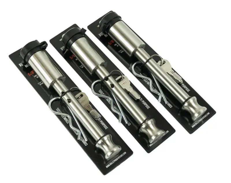 BPLP3 Bulletproof Set Of (3) 5/8' Locking Pin for RV, Automotive, Powersports, off-road, marine, exterior, truck accessories, interior, truck bed, rv parts, Towing & Hitches, Truck & Automotive, Winches & Hitches, Towing | Trailer | Axles | Brakes | Boat, AVADA - Best Sellers, Must Haves