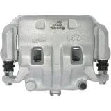 Silver brake caliper OE replacement with installation hardware for easy fitting