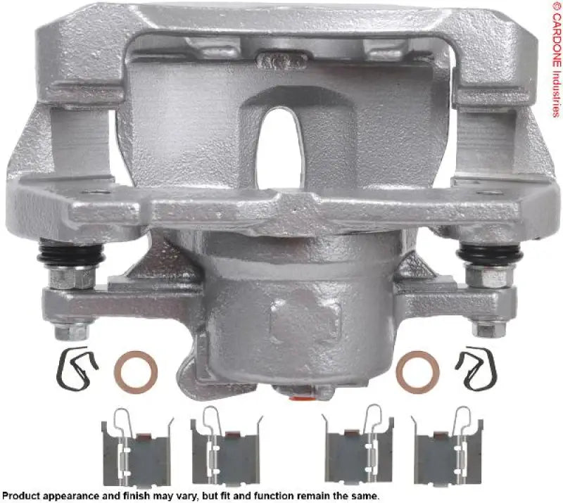 Brake Caliper OE Replacement; Remanufactured; Exclusive Weatherproof Coating; With Installation Hardware/ Mounting