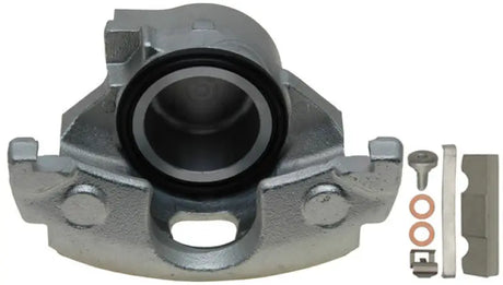 Brake Caliper OE Replacement; Remanufactured; Semi Loaded Caliper; Coated; Includes Bracket - Truck & Automotive