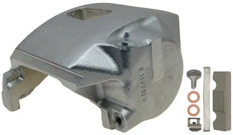Brake Caliper OE Replacement; Remanufactured; Semi Loaded Caliper; Coated; Includes Bracket - Truck & Automotive