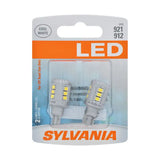 Two LED brake light bulbs in packaging for bright Cool White illumination