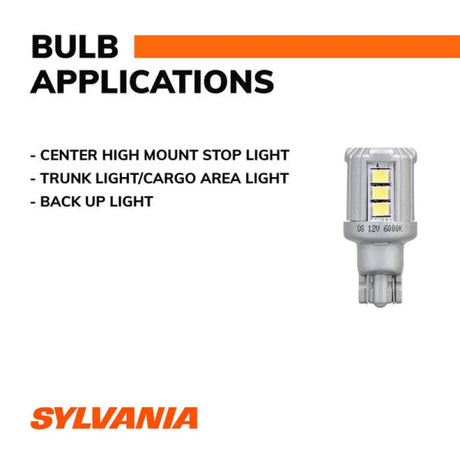 LED automotive bulb for brake light replacement, cool white light bulb set of 2