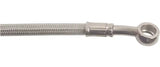Stainless steel braided brake line with banjo fittings for GSX R600 front brake system