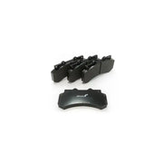 Black semi-metallic brake pads for Alcon BKF1551K61 brake kit replacement set of 4