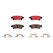 Brake Pad FMSI Number D1100-8206; Ceramic; Set Of 4; With Hardware - Truck & Automotive