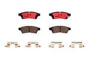 Brake Pad FMSI Number D1100-8206; Ceramic; Set Of 4; With Hardware - Truck & Automotive