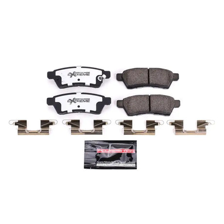 Brake Pad FMSI Number D1100; Carbon-Fiber Ceramic Pads; Set Of 4; With Premium Stainless Steel Hardware - Truck &
