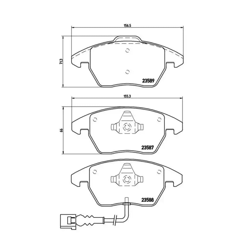 Brake Pad FMSI Number D1107-8760/ D1107-8212; Low-Metallic; Set Of 4 - RV and Auto Parts