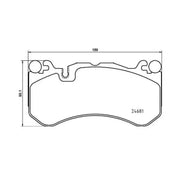 Brake Pad FMSI Number D1291-8478; Low-Metallic; Set Of 4 - RV and Auto Parts