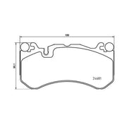 Brake Pad FMSI Number D1291-8478; Low-Metallic; Set Of 4 - RV and Auto Parts