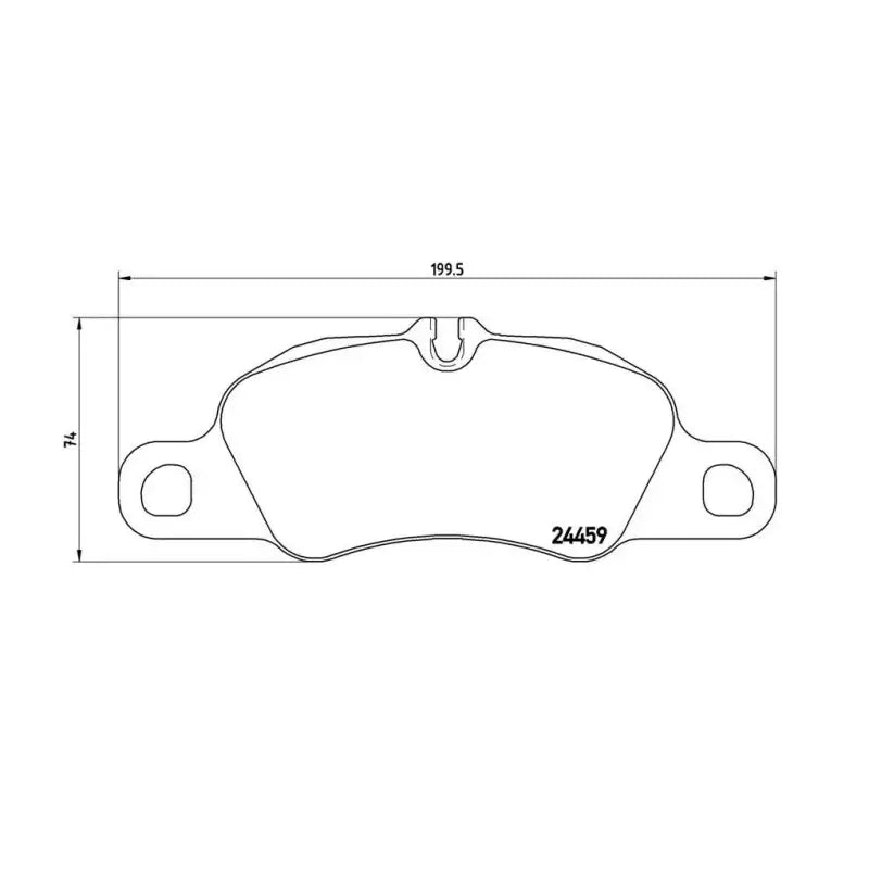 Brake Pad FMSI Number D1389-8498; Low-Metallic; Set Of 4 - RV and Auto Parts