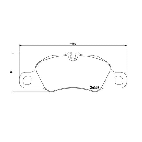 Brake Pad FMSI Number D1389-8498; Low-Metallic; Set Of 4 - RV and Auto Parts