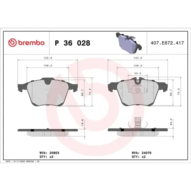 Brake Pad FMSI Number D1472-8858; Low-Metallic; Set Of 4 - Truck & Automotive