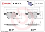 Brake Pad FMSI Number D1472-8858; Low-Metallic; Set Of 4 - Truck & Automotive