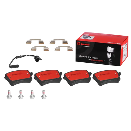 Brake Pad FMSI Number D1547-8755; Ceramic; Set Of 4; With Hardware/ Brake Caliper Screws - RV and Auto Parts
