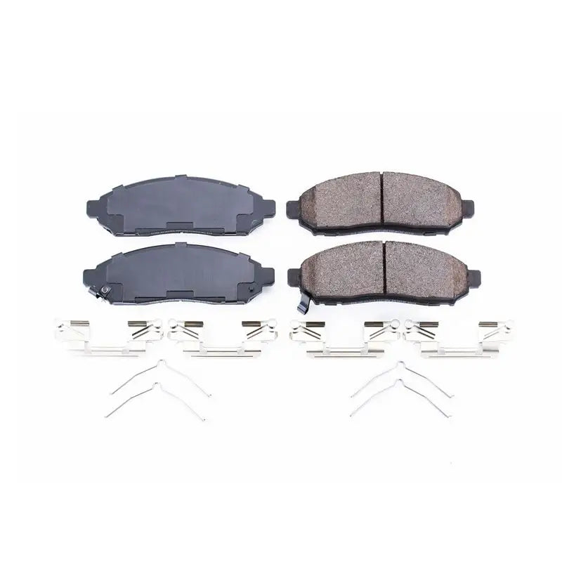 Brake Pad FMSI Number D1548; Ceramic Pads; Set Of 4; With Premium Stainless Steel Hardware - Truck & Automotive