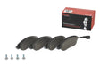 Brake Pad FMSI Number D1633-8849; Low-Metallic; Set Of 4; With Brake Caliper Screws - RV and Auto Parts