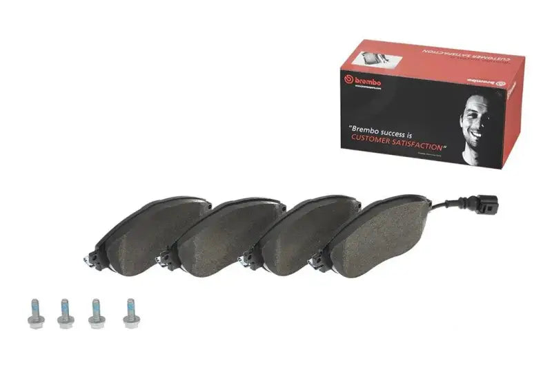 Brake Pad FMSI Number D1633-8849; Low-Metallic; Set Of 4; With Brake Caliper Screws - RV and Auto Parts