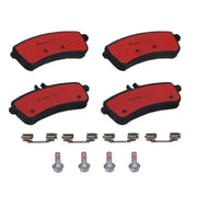 Brake Pad FMSI Number D1681-8911; Ceramic; Set Of 4; With Hardware/ Brake Caliper Screws - RV and Auto Parts
