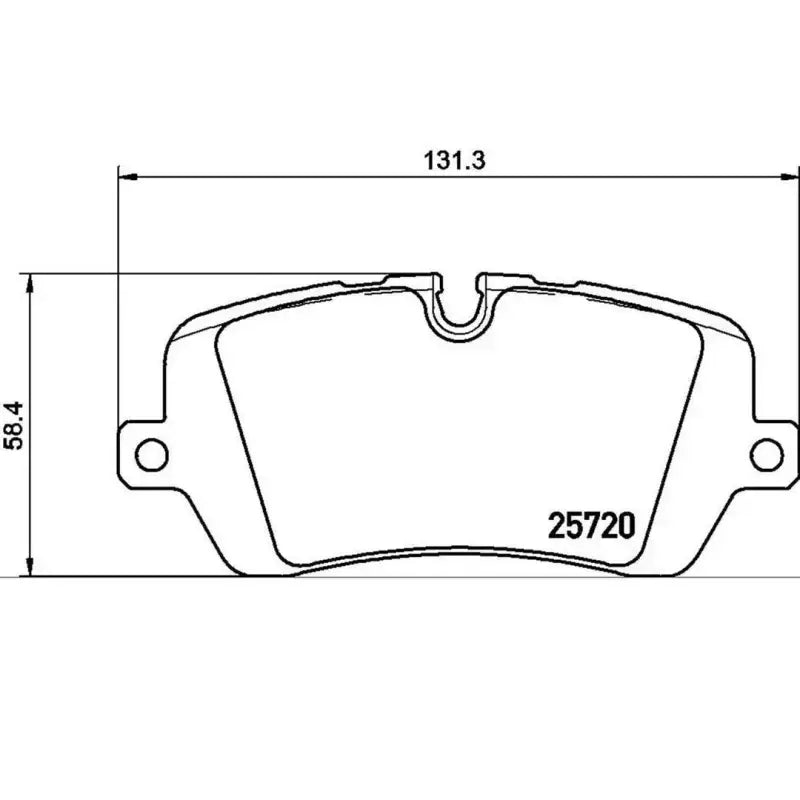 Brake Pad FMSI Number D1692-8919; Low-Metallic; Set Of 4 - Truck & Automotive