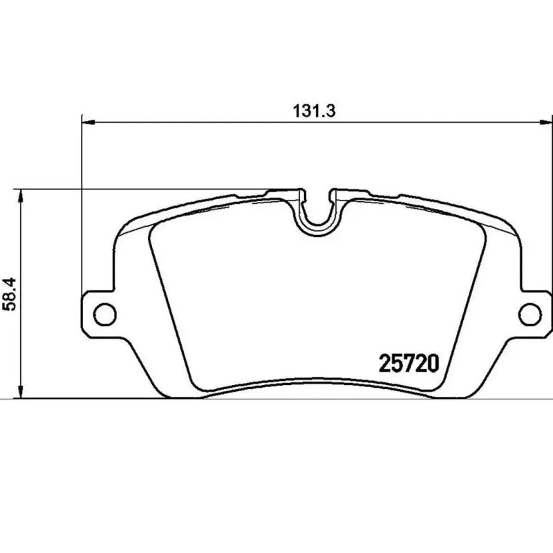 Brake Pad FMSI Number D1692-8919; Low-Metallic; Set Of 4 - Truck & Automotive