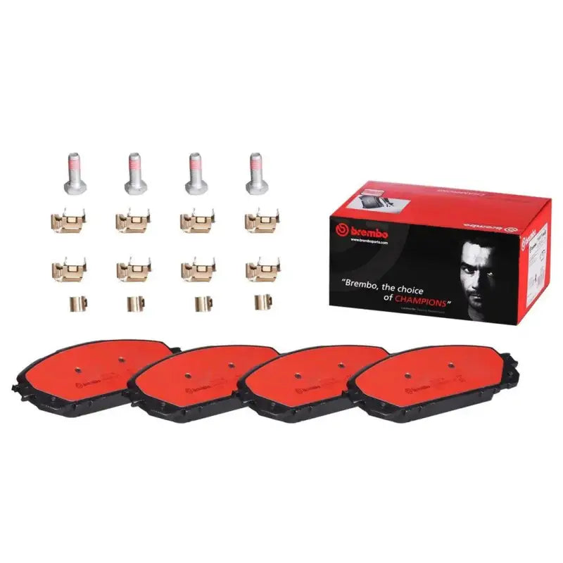 Brake Pad FMSI Number D1709-8932; Ceramic; Set Of 4; With Hardware - RV and Auto Parts