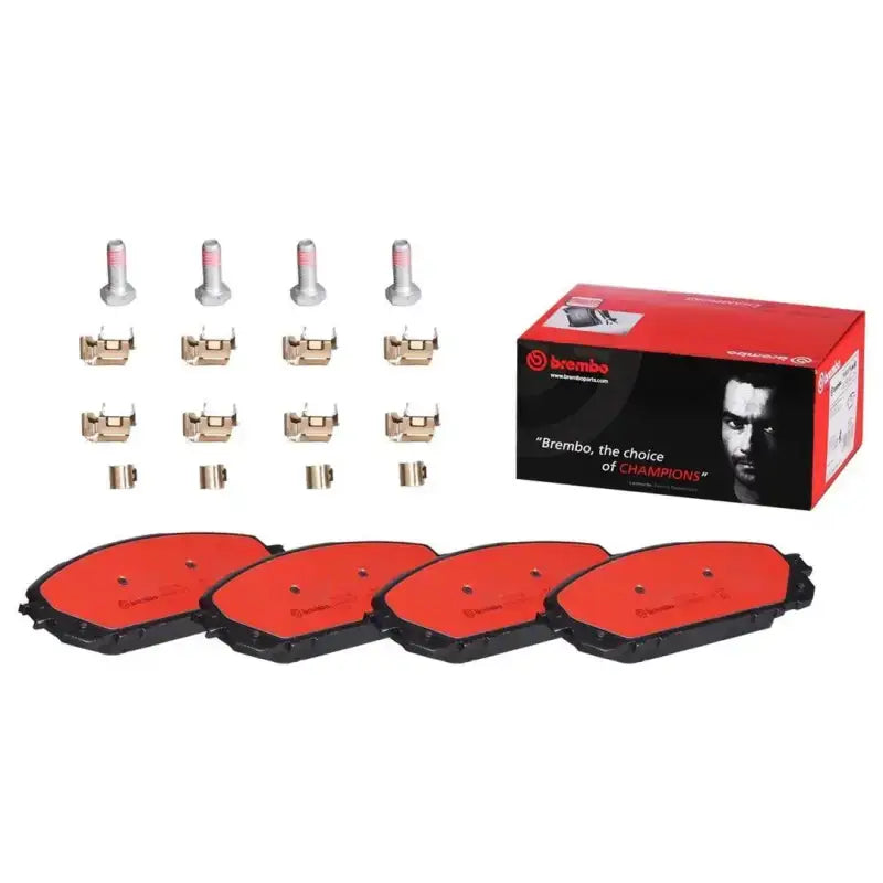 Brake Pad FMSI Number D1709-8932; Ceramic; Set Of 4; With Hardware - RV and Auto Parts