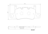 Brake Pad FMSI Number D1740-8963; Ceramic; Set Of 4 - RV and Auto Parts