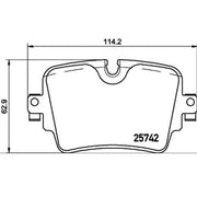 Brake Pad FMSI Number D1753-8981; Low-Metallic; Set Of 4 - Truck & Automotive