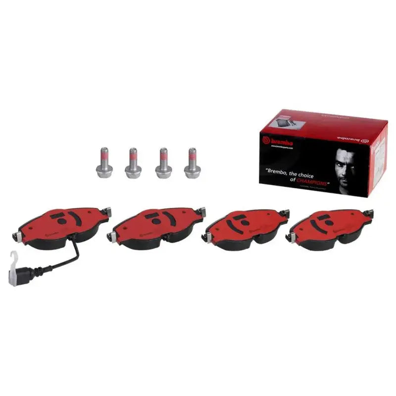 Brake Pad FMSI Number D1760-8989; Ceramic; Set Of 4; With Hardware/ Brake Caliper Screws - RV and Auto Parts