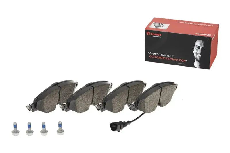 Brake Pad FMSI Number D1760-8989; Low-Metallic; Set Of 4; With Brake Caliper Screws - RV and Auto Parts
