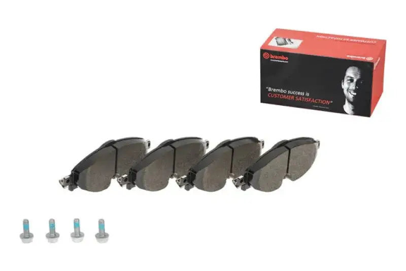 Brake Pad FMSI Number D1760-8989; Low-Metallic; Set Of 4; With Brake Caliper Screws - RV and Auto Parts
