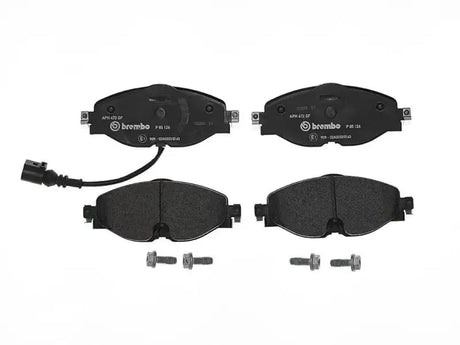 Brake Pad FMSI Number D1760-8989; Low-Metallic; Set Of 4; With Brake Caliper Screws - RV and Auto Parts