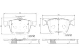 Brake Pad FMSI Number D1761-8990; Ceramic; Set Of 4 - RV and Auto Parts