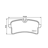 Brake Pad FMSI Number D1780-9009; Low-Metallic; Set Of 4 - RV and Auto Parts