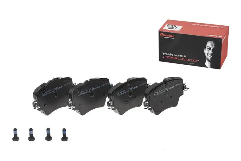 Brake Pad FMSI Number D1892-9120; Low-Metallic; Set Of 4; With Caliper Screws - Truck & Automotive