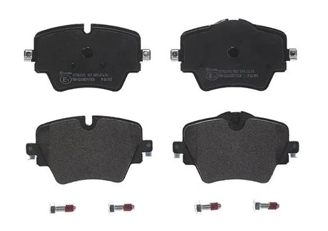 Brake Pad FMSI Number D1892-9120; Low-Metallic; Set Of 4; With Caliper Screws - Truck & Automotive