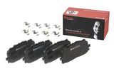 Brake Pad FMSI Number D1894-9122; Low-Metallic; Set Of 4; With Hardware