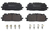 Brake Pad FMSI Number D1894-9122; Low-Metallic; Set Of 4; With Hardware