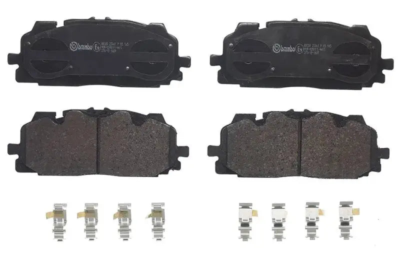 Brake Pad FMSI Number D1894-9122; Low-Metallic; Set Of 4; With Hardware