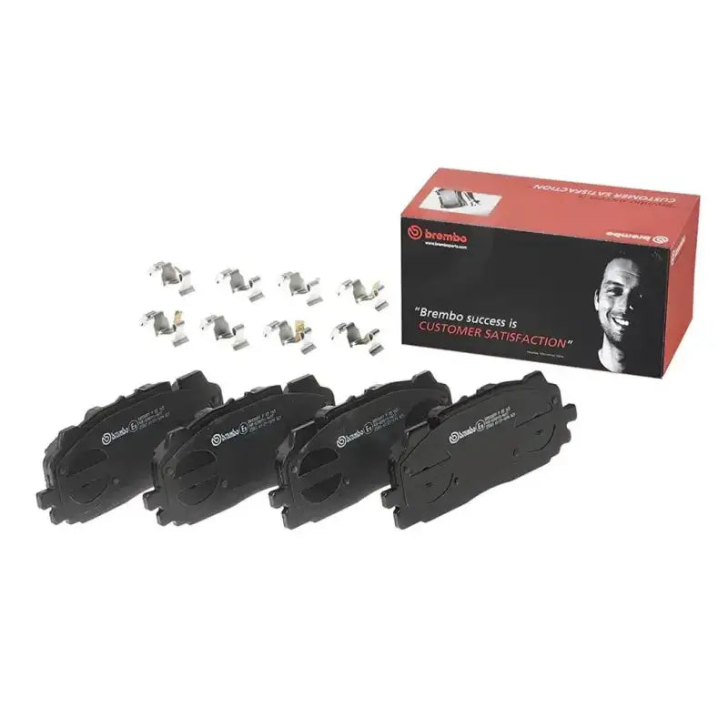 Brake Pad FMSI Number D1894-9122; Low-Metallic; Set Of 4; With Hardware
