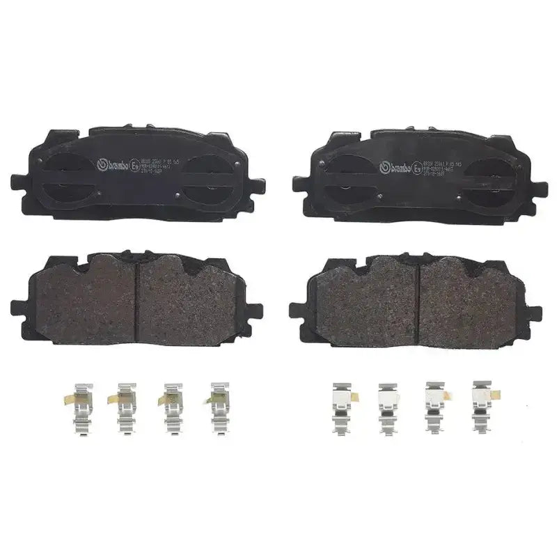 Brake Pad FMSI Number D1894-9122; Low-Metallic; Set Of 4; With Hardware