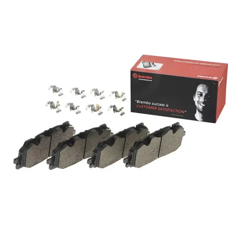 Brake Pad FMSI Number D1894-9122; Low-Metallic; Set Of 4; With Hardware