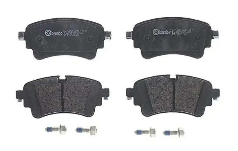 Brake Pad FMSI Number D1898-9126; Low-Metallic; Set Of 4; With Brake Caliper Screws - RV and Auto Parts