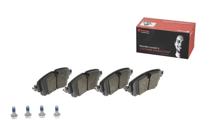 Brake Pad FMSI Number D1898-9126; Low-Metallic; Set Of 4; With Brake Caliper Screws - RV and Auto Parts