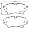 Brake Pad FMSI Number D1898-9126; Low-Metallic; Set Of 4; With Brake Caliper Screws - RV and Auto Parts