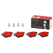 Brake Pad FMSI Number D1936-9161; Ceramic; Set Of 4; With Brake Caliper Screws - RV and Auto Parts